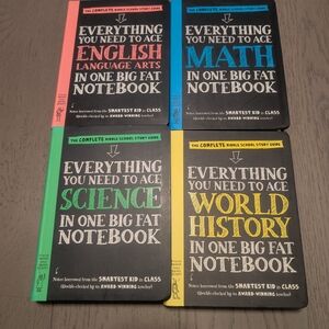 4 Middle School Study Guides - Everything you Need to Ace Middle School